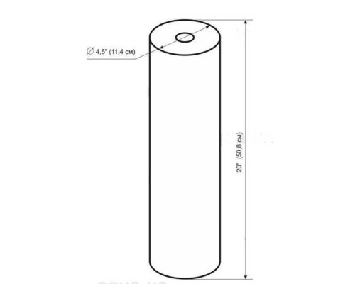 Картридж поліпропіленовий Bio+ systems PP-20L (50 мкм) BigBlue 20″