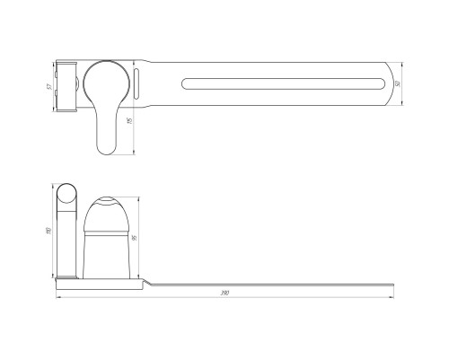 Змішувач для біде Globus Lux Solly GLSO-0206