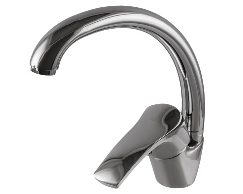 Змішувач для кухні Globus Lux QUEENSLAND GLQU-0203S латунь на гайці(картридж Sedal)