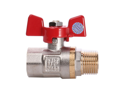 Кран кульовий прямий Q PROFESSIONAL    1/2″ ЗВ КБ PN40 QP152