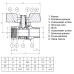 Кран кульовий прямий Q PROFESSIONAL    1/2″ ЗВ КБ PN40 QP152