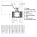 Кран кульовий прямий Q PROFESSIONAL  3/4″ ВВ КР PN40 QP151