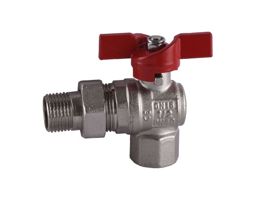 Кран кульовий кутовий з американкою SELBA  1/2″ SL1543