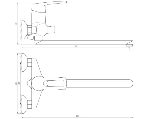 Змішувач для ванни DOMINO SIRIUS DSV-208