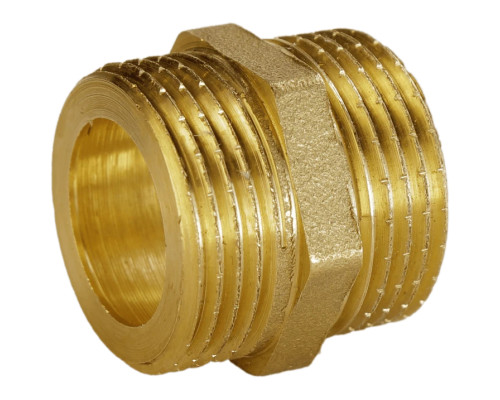 Ніпель 3/4″ЗЗ латунний А0502А