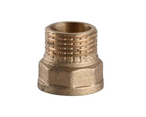 Перехідник 1/2″ВЗ латунний А0601А