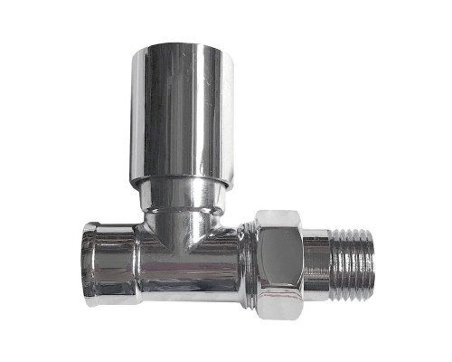 Кран вентильний прямий з американкою PROFESSIONAL 3/4″ CHROM Q-026 вент