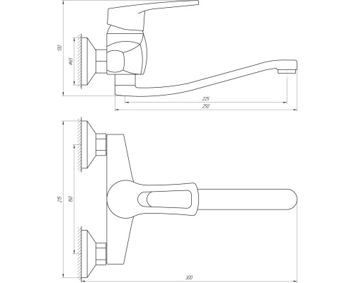 Змішувач для кухні DOMINO SIRIUS DSV-104