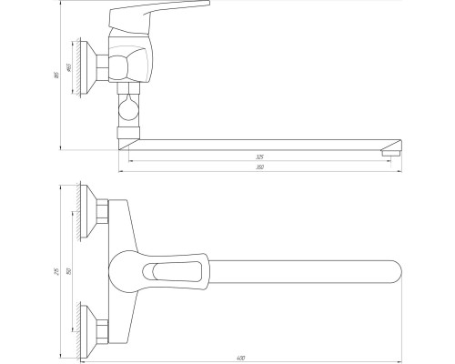 Змішувач для ванни DOMINO SIRIUS DSV-108