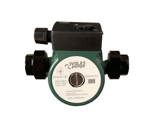 Насос циркуляційний VOLKS pumpe  ZP25/6 130мм + гайки