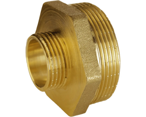 Ніпель редукційний 1″х1/2″ЗЗ латунний А0513А