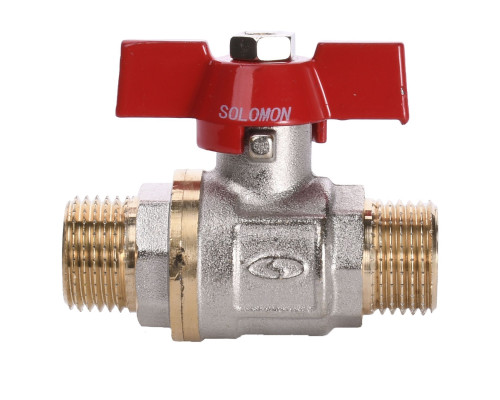 Кран кульовий прямий SOLOMON 1/2″ ЗЗ КБ PN40 B1420