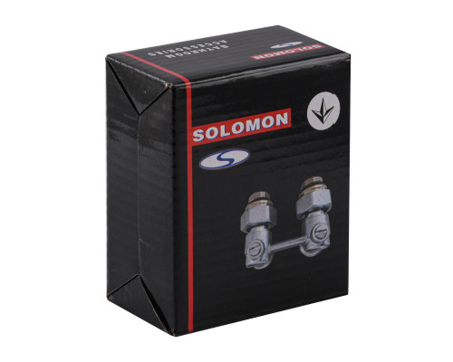 Вузол нижнього підключення панельного радіатора SOLOMON NV 5102 кутовий кульовий 3/4″