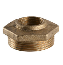 Футорка 1 1/2″х 3/4″ЗВ латунна 724Б