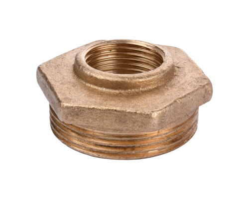 Футорка 1 1/2″х 3/4″ЗВ латунна 724Б