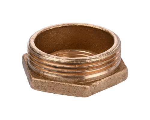 Футорка 1 1/2″х 3/4″ЗВ латунна 724Б