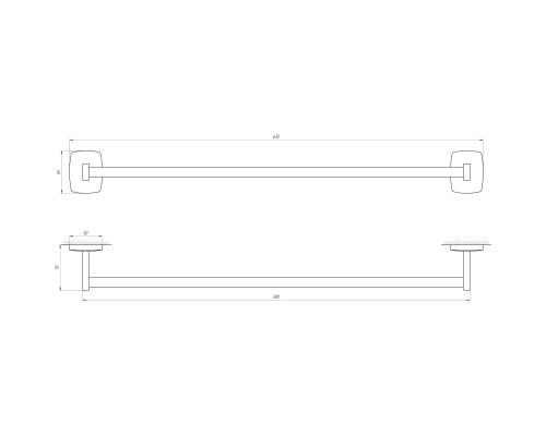 Тримач рушників Perfect Sanitary Appliances RM 1002-60