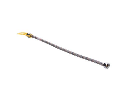 Шланг нержавіюча сталь ECO FIX 1/2″х1/2″ ВВ  0,3 м EPDM