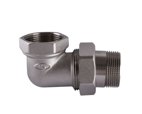 Згін-американка кутовий SOLOMON 1 1/2″ НІКЕЛЬ 1600