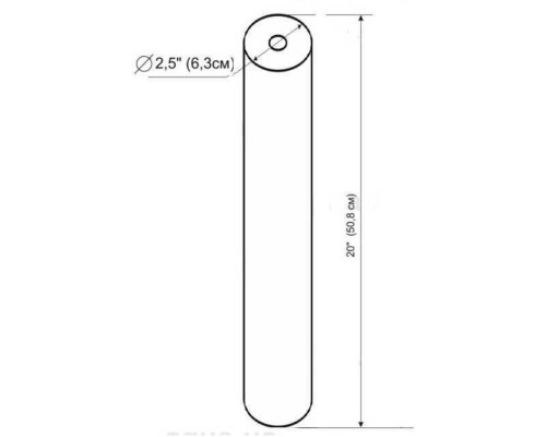 Картридж поліпропіленовий Slim line 20*2,5″ Bio+ systems PP-20 (10 мкм)