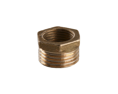 Футорка 1/2″х3/8″ЗВ латунна 701Б