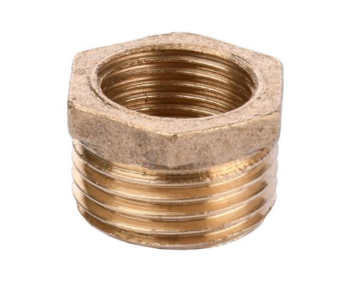 Футорка 1/2″х3/8″ЗВ латунна 701Б