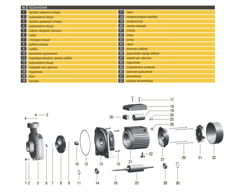 Насос відцентровий Optima  MH-6B 2,2кВт