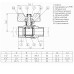 Кран кульовий прямий SOLOMON 1/2″ ЗВ ЖБ PN40 B1008