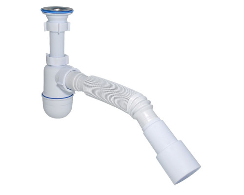 Сифон Waterstal А-3202  під умивальник з гофрою 1 1/4″  40/50