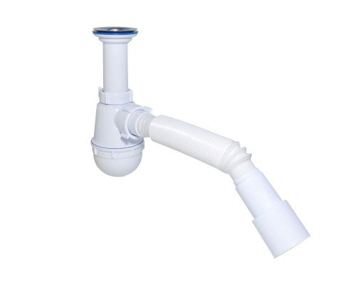 Сифон Waterstal А-40029 для мийки 1 1/2″ з гофрою