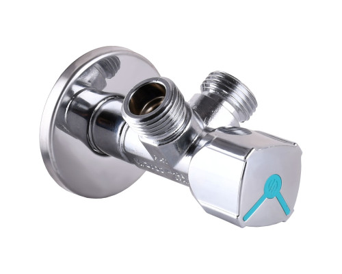 Кран кульовий кутовий подвійний ARCO 1/2″х 1/2″х1/2″ A80TWIN CQ4105