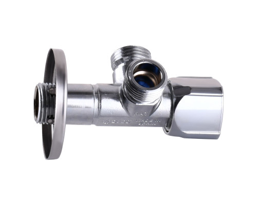 Кран кульовий кутовий подвійний ARCO 1/2″х 1/2″х1/2″ A80TWIN CQ4105