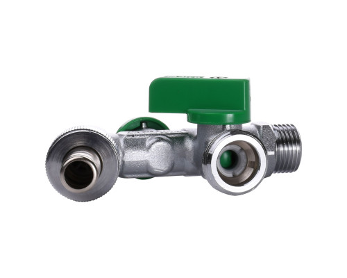 Кран ARCO кульовий для поливу подвійний  1/2″x3/4″x3/4″ 00472