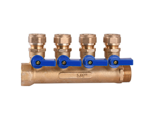 Колектор CRISTAL 3/4х16 ″4-ої з перекриванням (NM-1018)