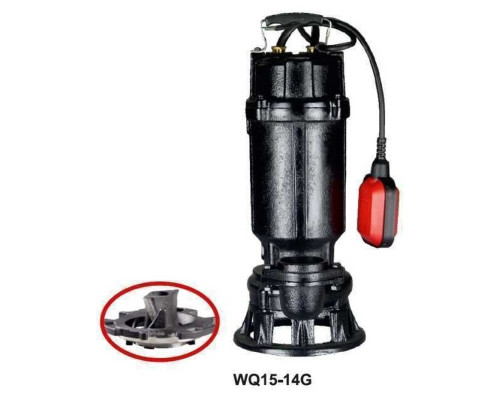 Насос фекальний з ріжучим механізмом VOLKS WQ15-14G 1,5кВт