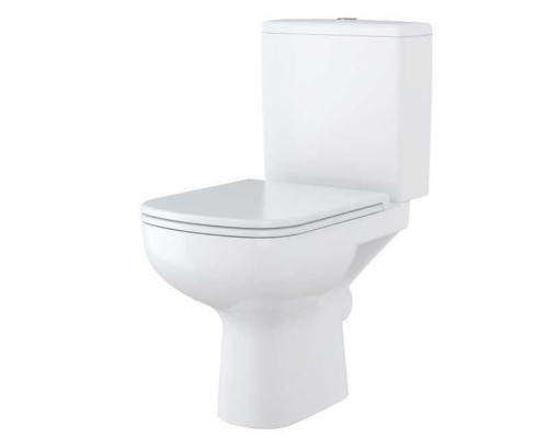 Компакт Cersanit 575 COLOUR NEW CLEAN ON 011 3/5 з кришкою білою дюропл лііфт