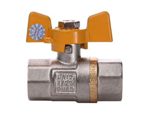 Кран кульовий прямий Q PROFESSIONAL 1/2″ ВВ ЖБ  PN40 QP151