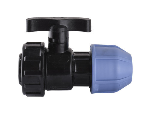Кран кульовий ПНД Vsplast 25*3/4 ''  ВР 6002