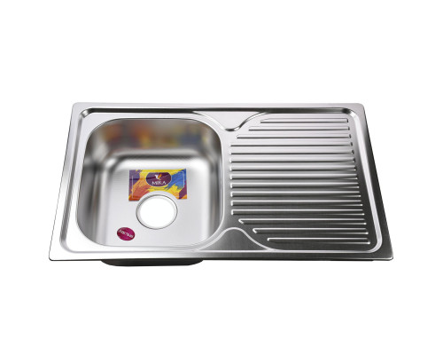 Мийка кухонна врiзна прямокутна з полицею 780х480х180 Decor MR 7848 D Mira