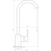 Змішувач для кухні Globus Lux Milano GLM-0203SQ