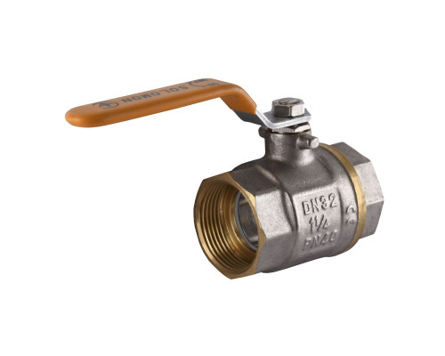 Кран кульовий прямий SOLOMON 1 1/4″ ВВ ЖР PN40 В1001