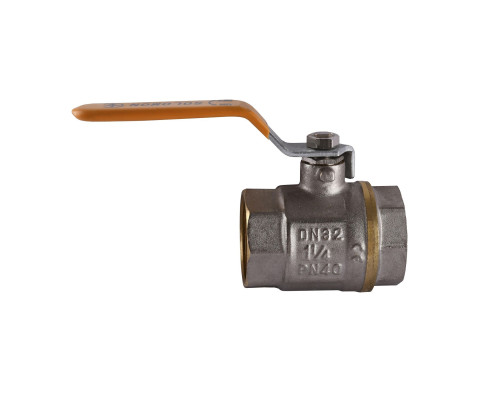 Кран кульовий прямий SOLOMON 1 1/4″ ВВ ЖР PN40 В1001