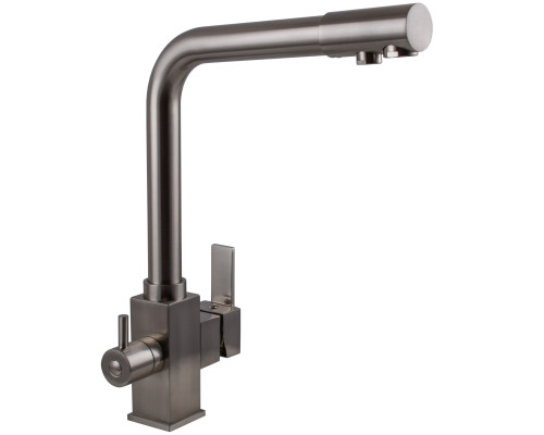 Змішувач для кухні під осмос Globus Lux LAZER GLLR-0100-8-STSTEEL
