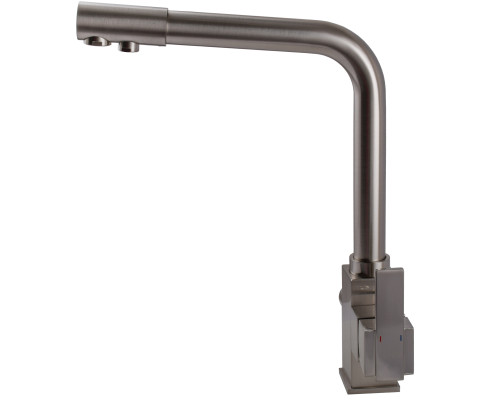 Змішувач для кухні під осмос Globus Lux LAZER GLLR-0100-8-STSTEEL