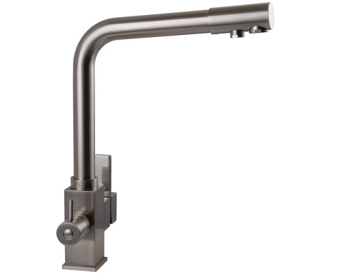 Змішувач для кухні під осмос Globus Lux LAZER GLLR-0100-8-STSTEEL
