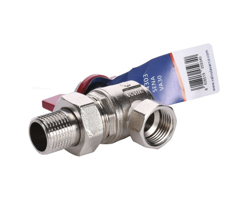 Кран кульовий ARCO  1/2″ SENA 154303 кутовий з американкою (754303)