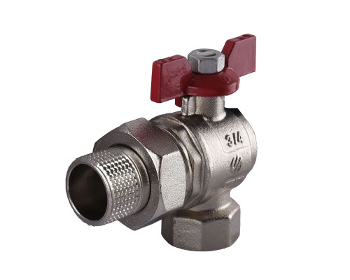 Кран кульовий ARCO 3/4″ SENA 154304 кутовий з американкою