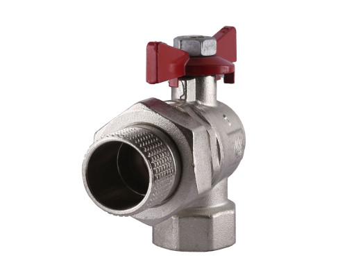 Кран кульовий ARCO 1″ SENA 154305 кутовий з американкою  (754305)