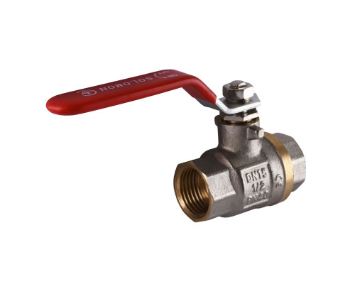 Кран кульовий прямий SOLOMON 1/2″ ВВ КР PN40 B1001