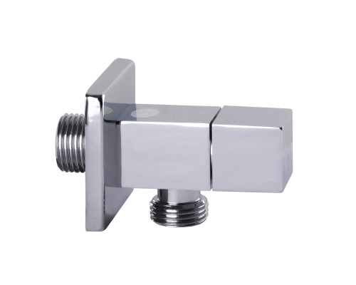 Кран напівобертовий кутовий SOLOMON 1/2″х1/2″ CUBE 7078 ( 2 шт.)